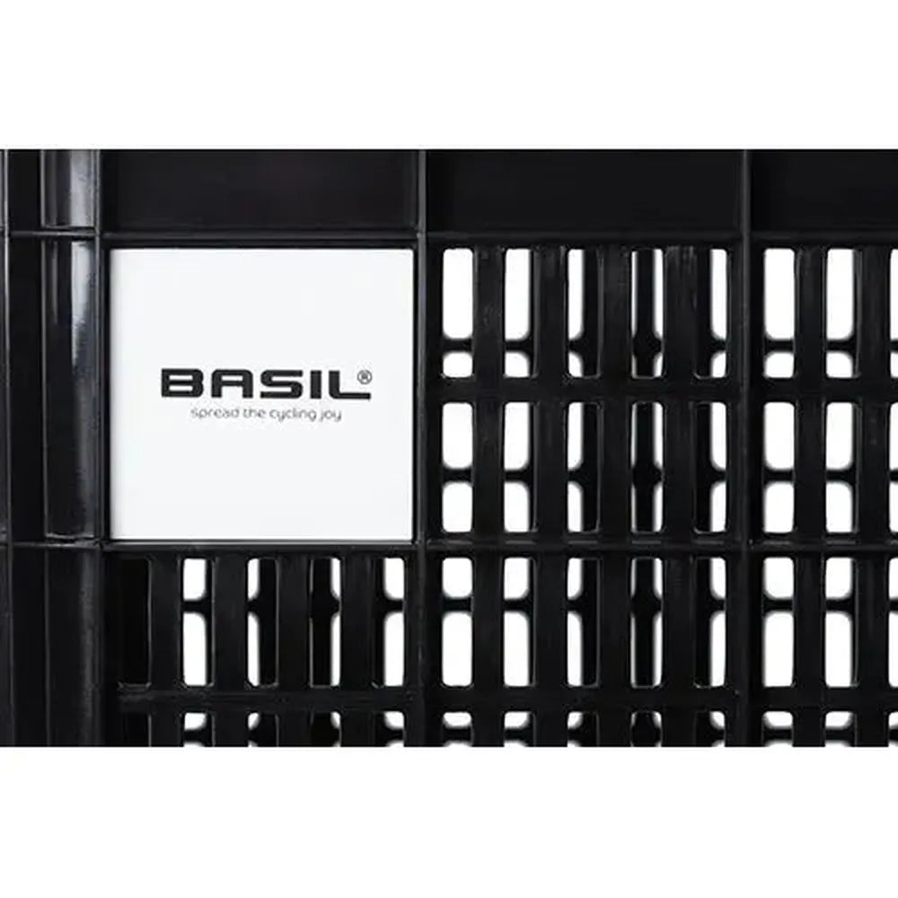 Basil - Caja para bicicleta S - 17.5 litros - Negro