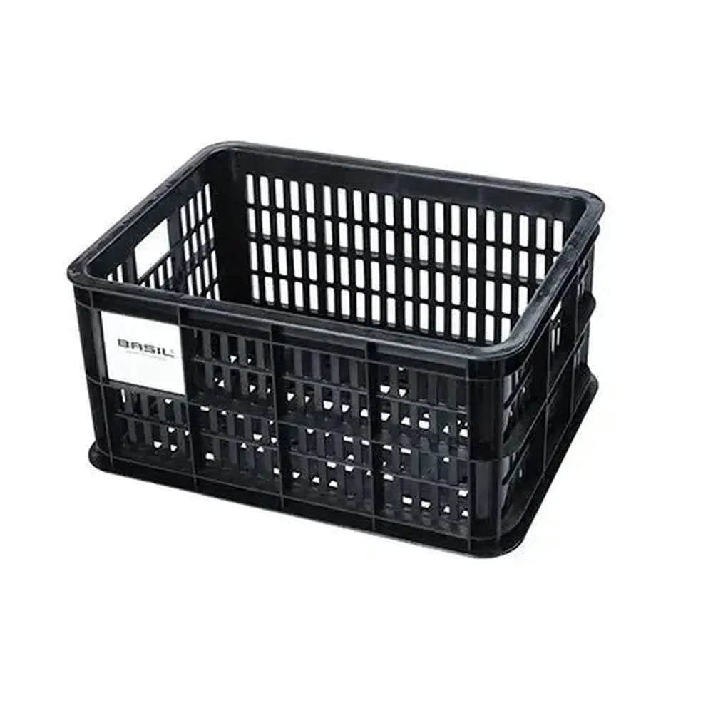 Basil - Caja para bicicleta S - 17.5 litros - Negro