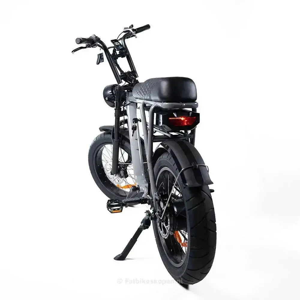 EB2 Fatbike Zilver + Alarm + Voetsteuntjes