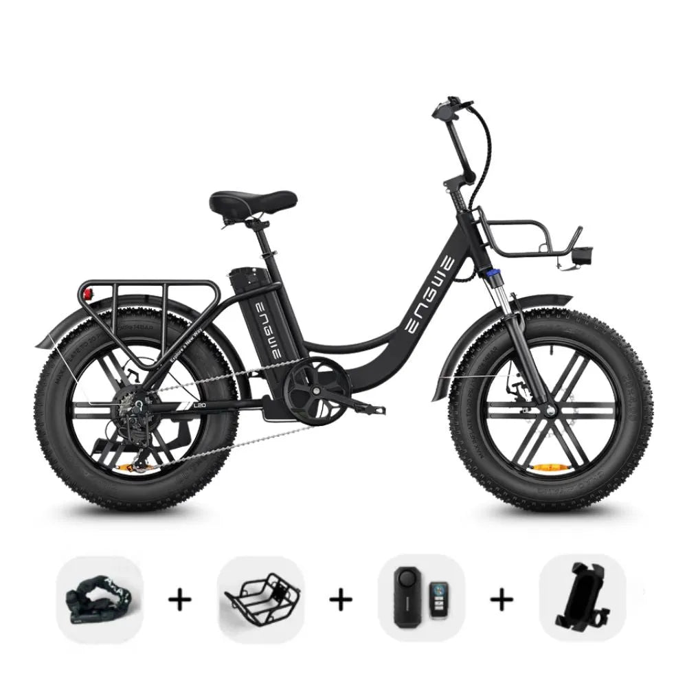 Engwe L20 - Fatbike - Negro