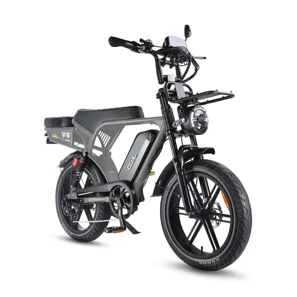 Ouxi V8 Ultra - Dark Gray - Brown Saddle