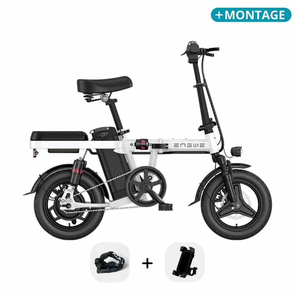 ENGWE T14 - Bicicleta plegable - Blanca