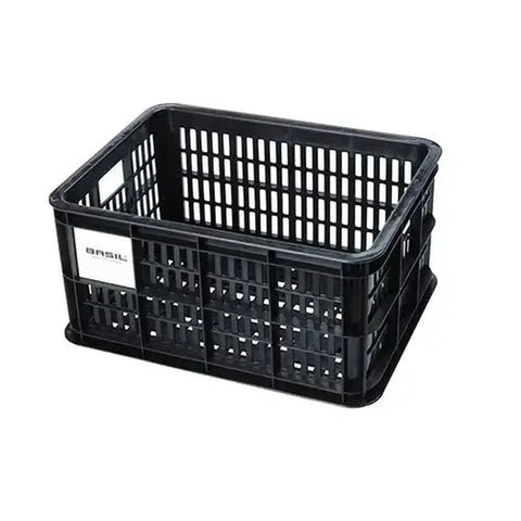 Basil - Caja para bicicleta S - 17.5 litros - Negro