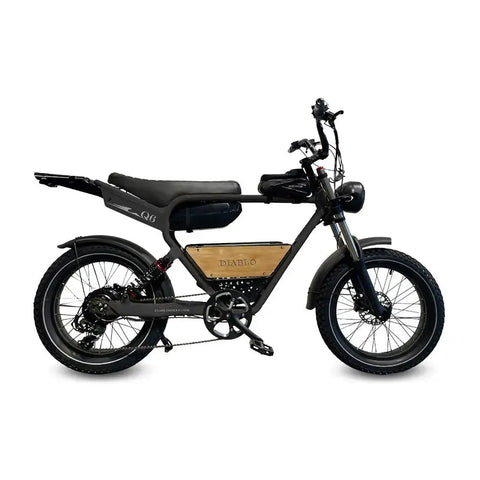 Diablo Q6 - Hydraulische remmen - Zwart