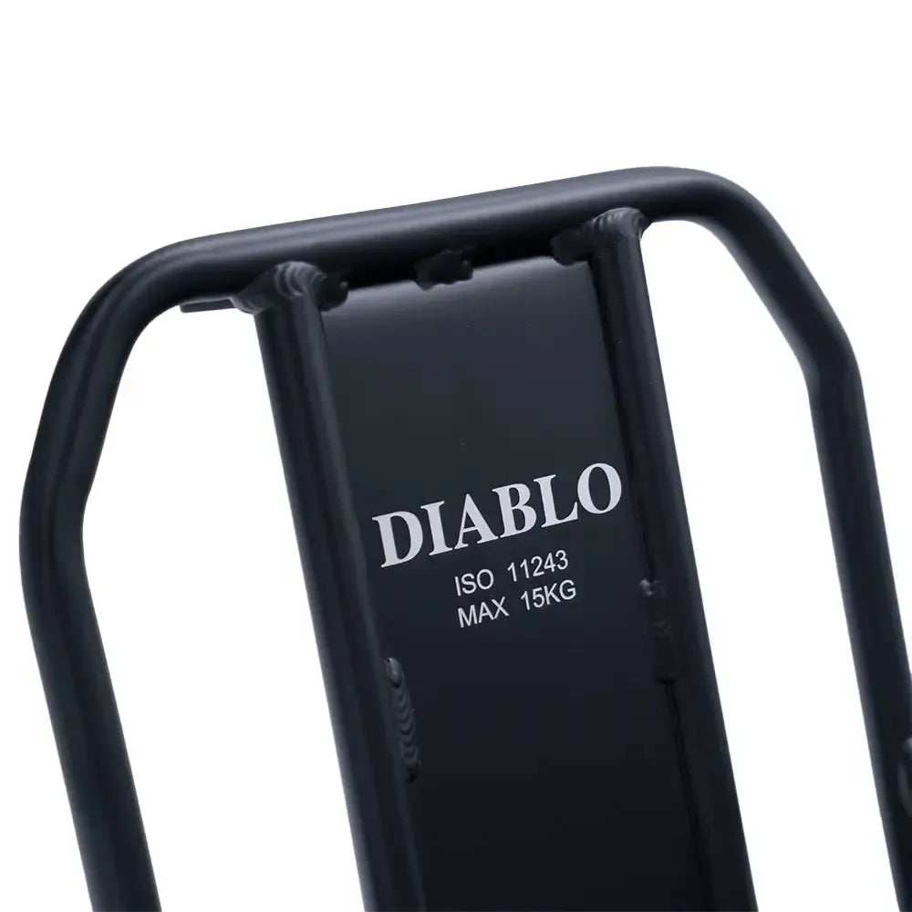 Diablo Zipper - Front Rack - Black