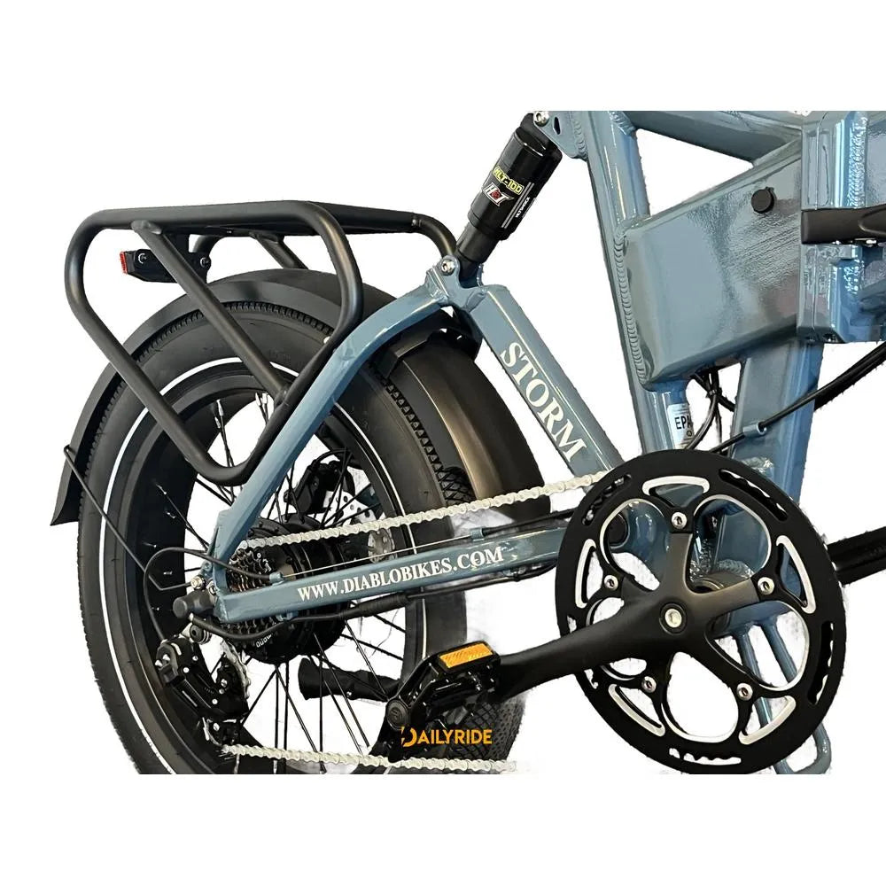 Diablo Storm - Fatbike - Electrische vouwfiets - Dark Blue