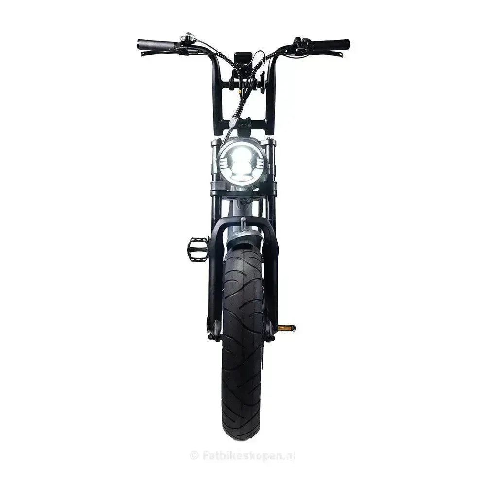 EB2 Fatbike Zilver +  Alarm + Voetsteuntjes