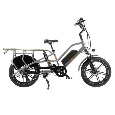 JOBOBIKE Transer - Longtail - Gris Plateado