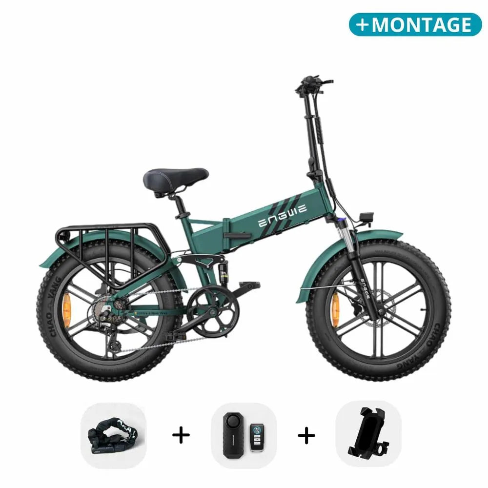 Engwe Engine Pro 2.0 - Bicicleta eléctrica plegable - Verde